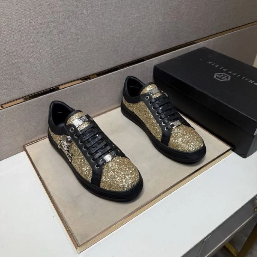 2025秋冬新作 PHILIPP PLEIN フィリッププレイン メンズ カジュアルシューズ 履き心地抜群の快適仕様 商品画像 5