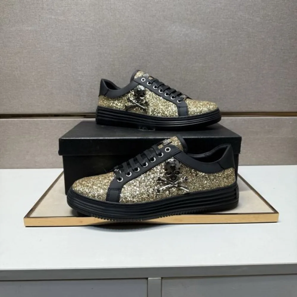 2025秋冬新作 PHILIPP PLEIN フィリッププレイン メンズ カジュアルシューズ 履き心地抜群の快適仕様 商品画像 6