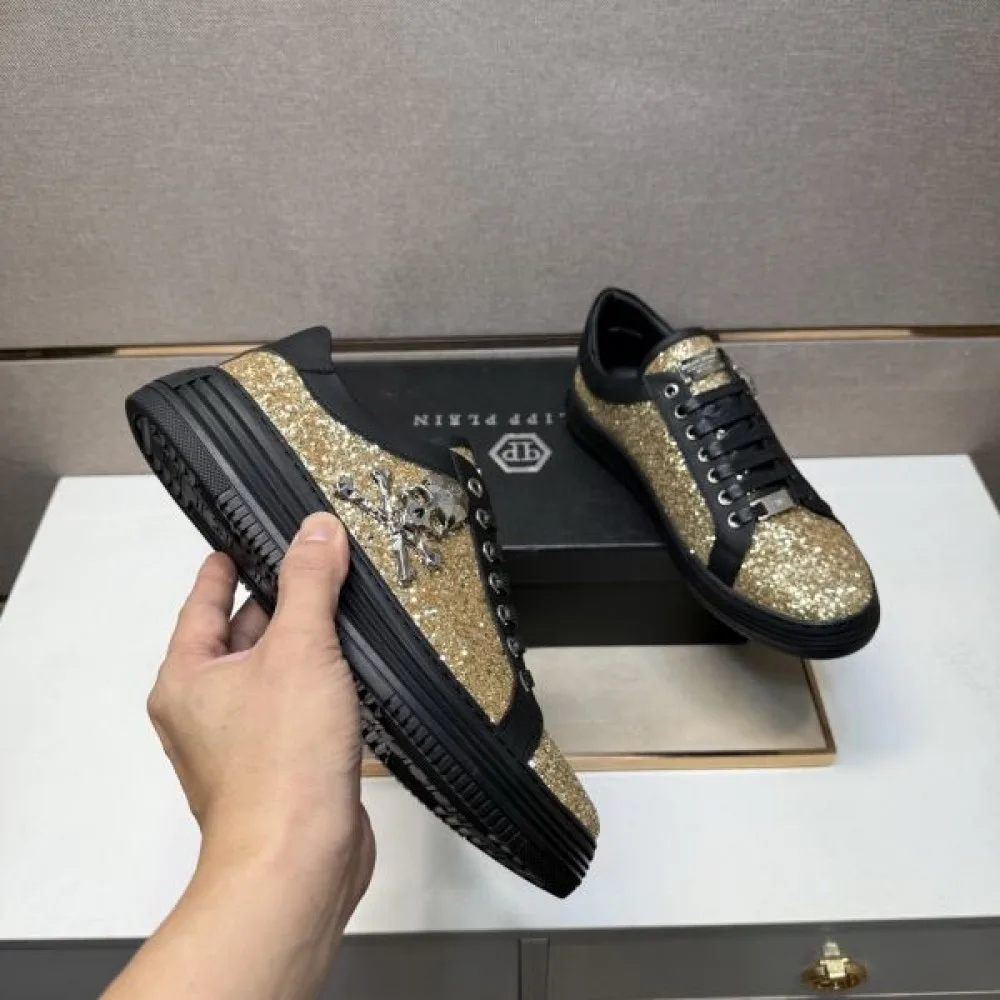 2025秋冬新作 PHILIPP PLEIN フィリッププレイン メンズ カジュアルシューズ 履き心地抜群の快適仕様 商品画像 7