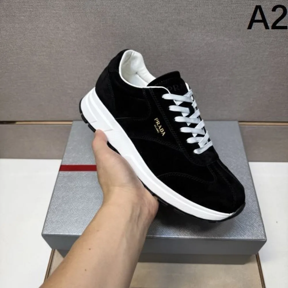 2025秋冬新作 PRADA プラダ メンズ カジュアルシューズ 大人の洗練スタイル 商品画像 2