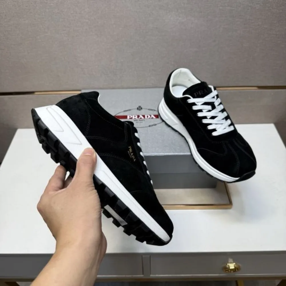 2025秋冬新作 PRADA プラダ メンズ カジュアルシューズ 大人の洗練スタイル 商品画像 7