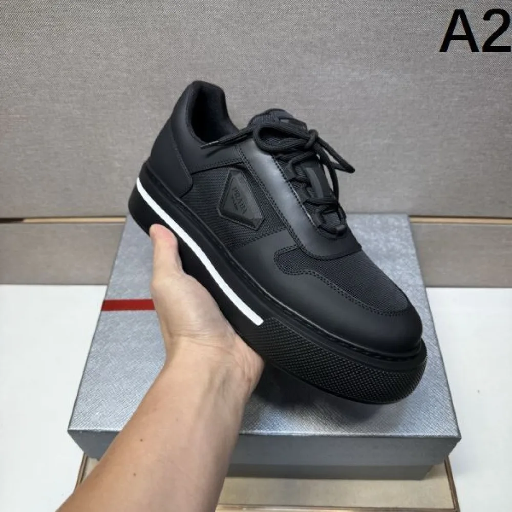 2025秋冬新作 PRADA プラダ メンズ カジュアルシューズ 絶対に手に入れたい限定モデル 商品画像 2