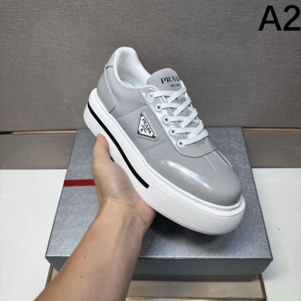 2025秋冬新作 PRADA プラダ メンズ カジュアルシューズ 新作完売続出の人気商品 商品画像 2