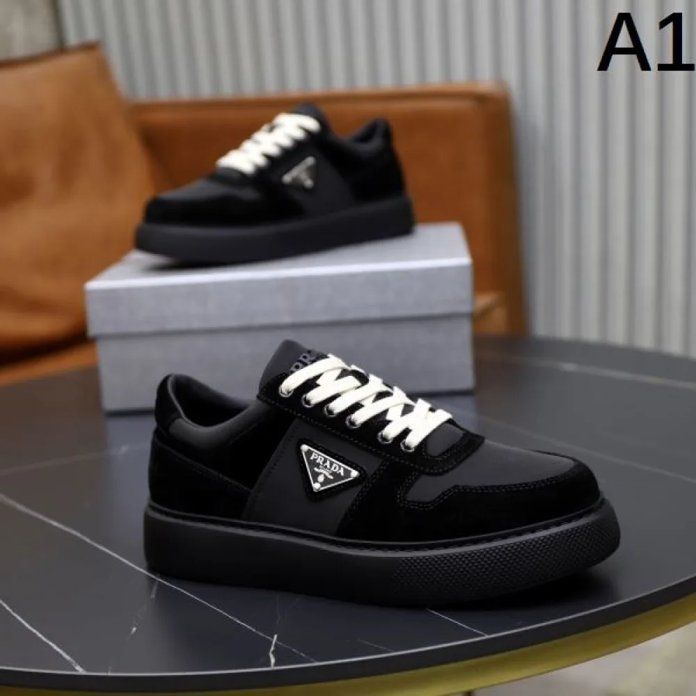 2025FW メンズ カジュアルシューズ PRADA プラダ 激安期間限定セール!お見逃しなく 商品画像 1