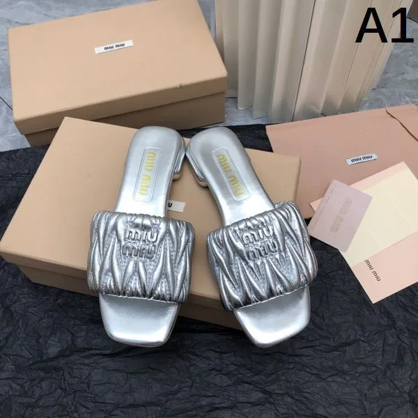 2025SS MIU MIU ミュウミュウ 海外限定新作 レディースサンダル 商品画像 10