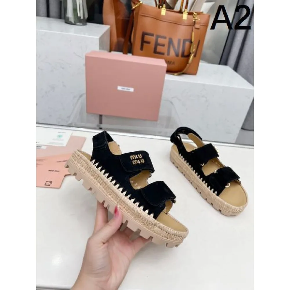 2025SS MIU MIU ミュウミュウ 流行の最前線 レディースサンダル 商品画像 2