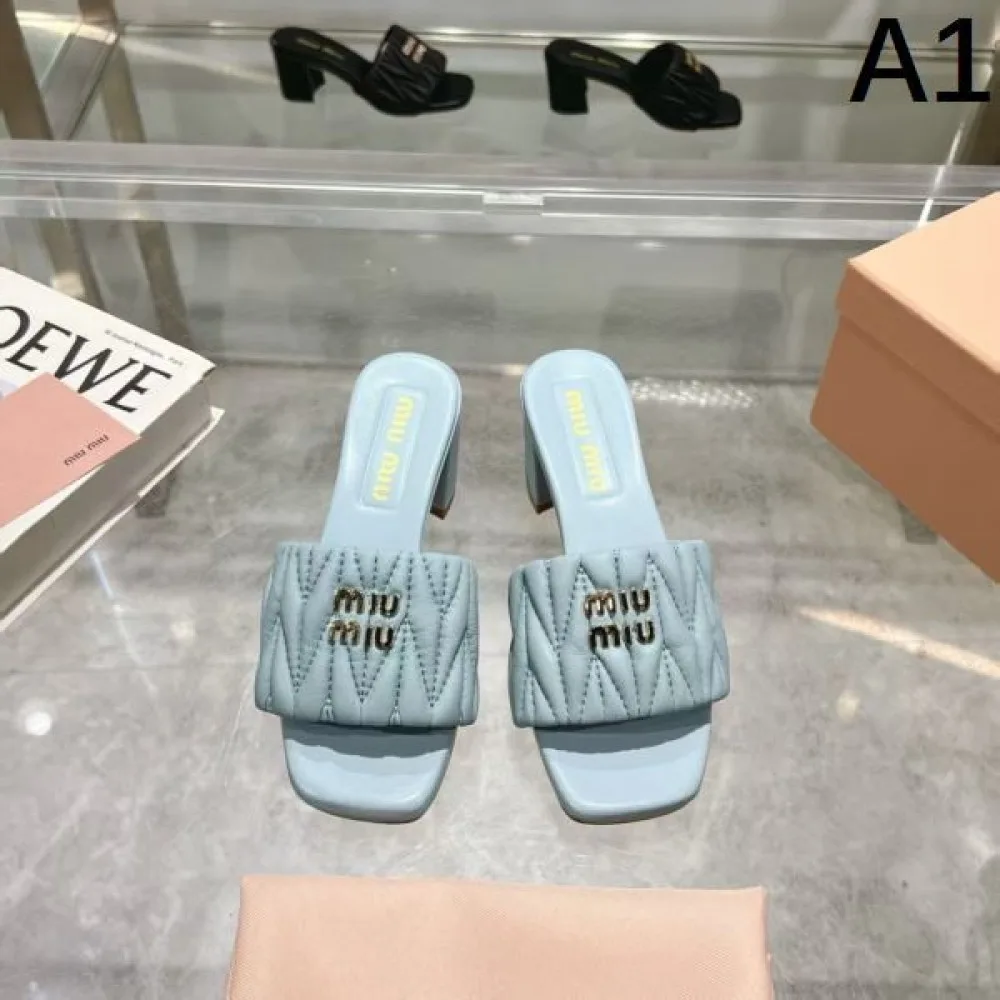 2025SS MIU MIU ミュウミュウ 人気いっぱい レディースサンダル 商品画像 1