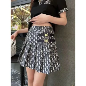 DIOR ディオール 2025SS 品の良い優秀さコレクション プリーツスカート 商品画像 1