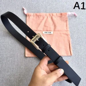 2025SS ベルト MIU MIU ミュウミュウ フェミニンで上品なデザイン 商品画像 1