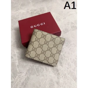 2025SS 定番人気薄手柔らか GUCCI グッチ 二つ折り財布 商品画像 1