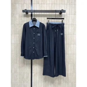 MIU MIU ミュウミュウ セットアップ 2025秋冬新作 秋のマストブランド新作コーデ 商品画像 1