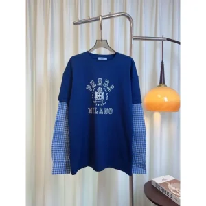 PRADA プラダ 長袖Tシャツ 2025秋冬新作 人気爆発の売れ筋アイテム 商品画像 1