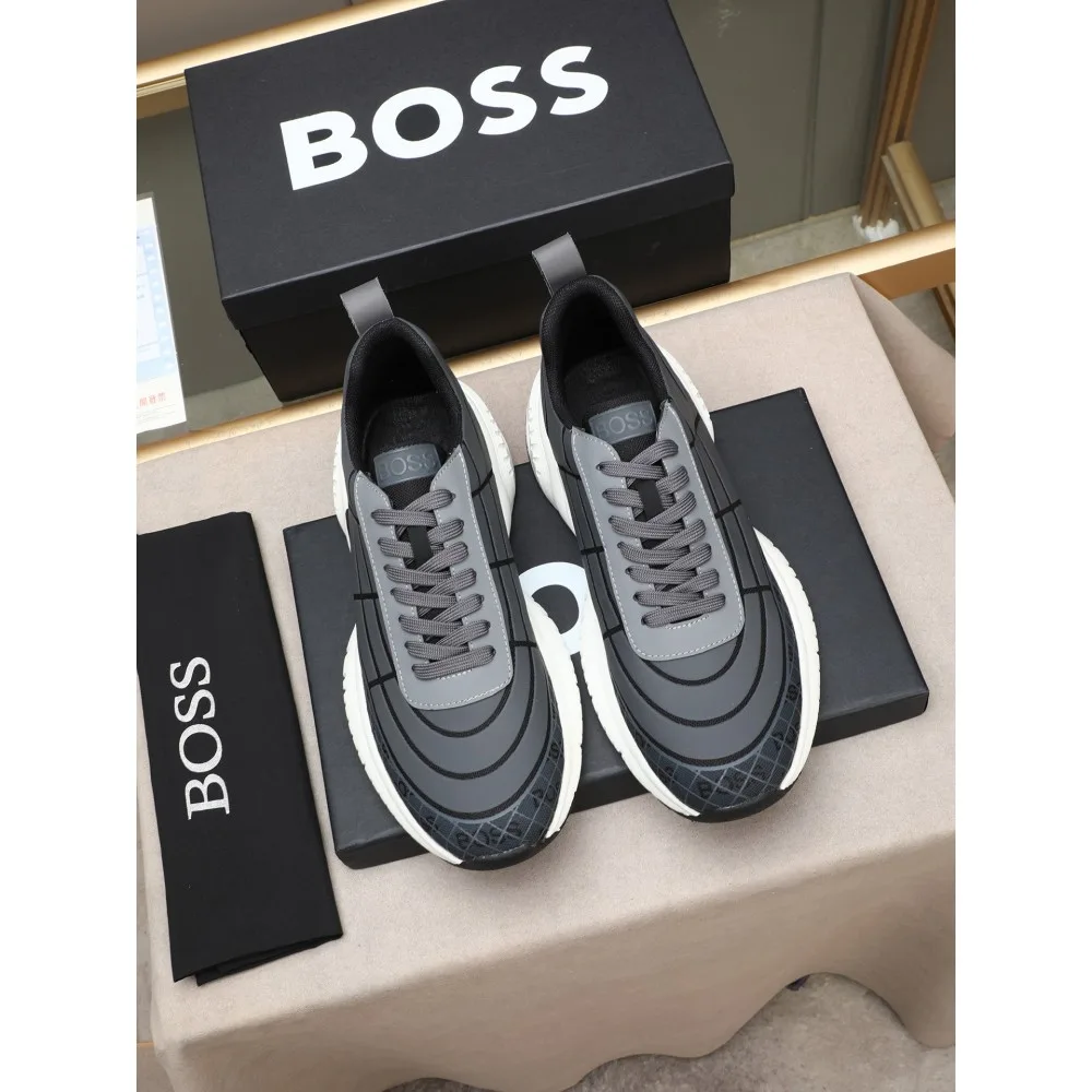 2025SS スニーカー HUGO BOSS ヒューゴボス 都会的な印象を与える上品モデル 商品画像 4