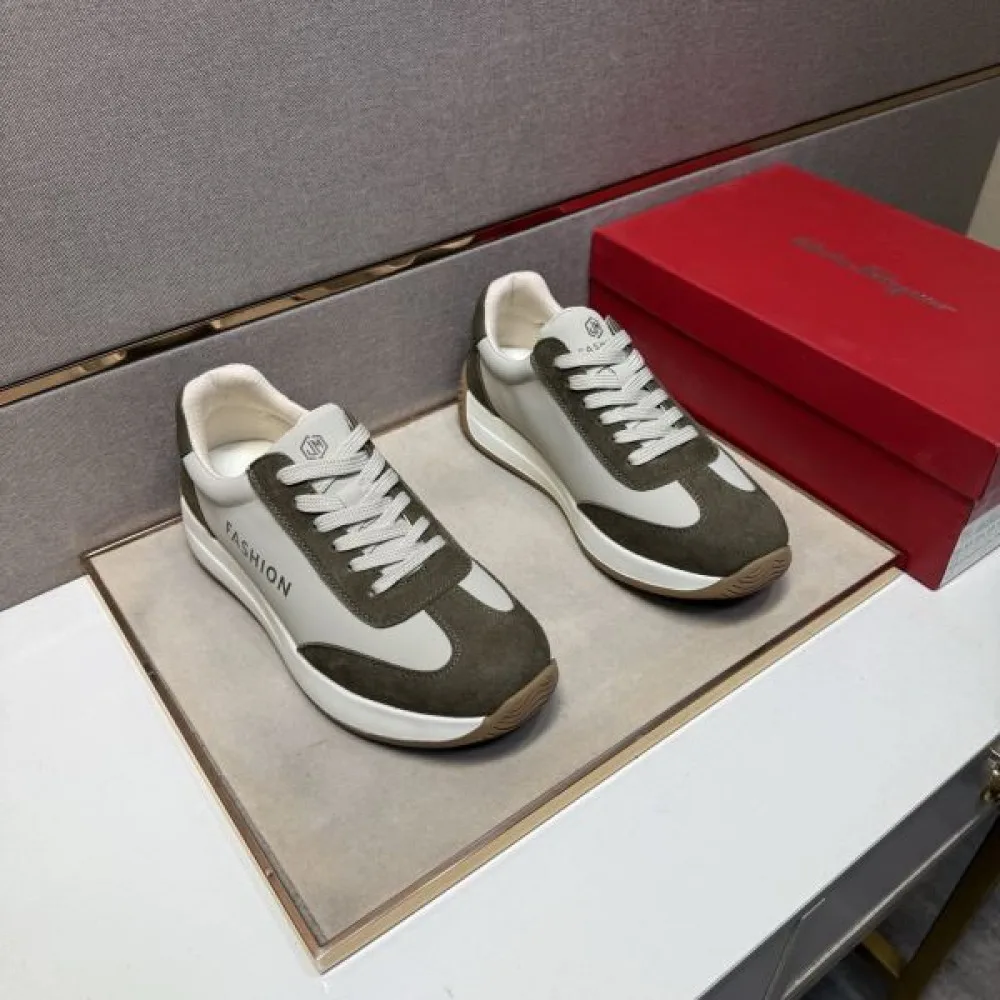 2025秋冬新作 FERRAGAMO サルヴァトーレ フェラガモ メンズ スニーカー 冬季限定の新作セール 商品画像 3
