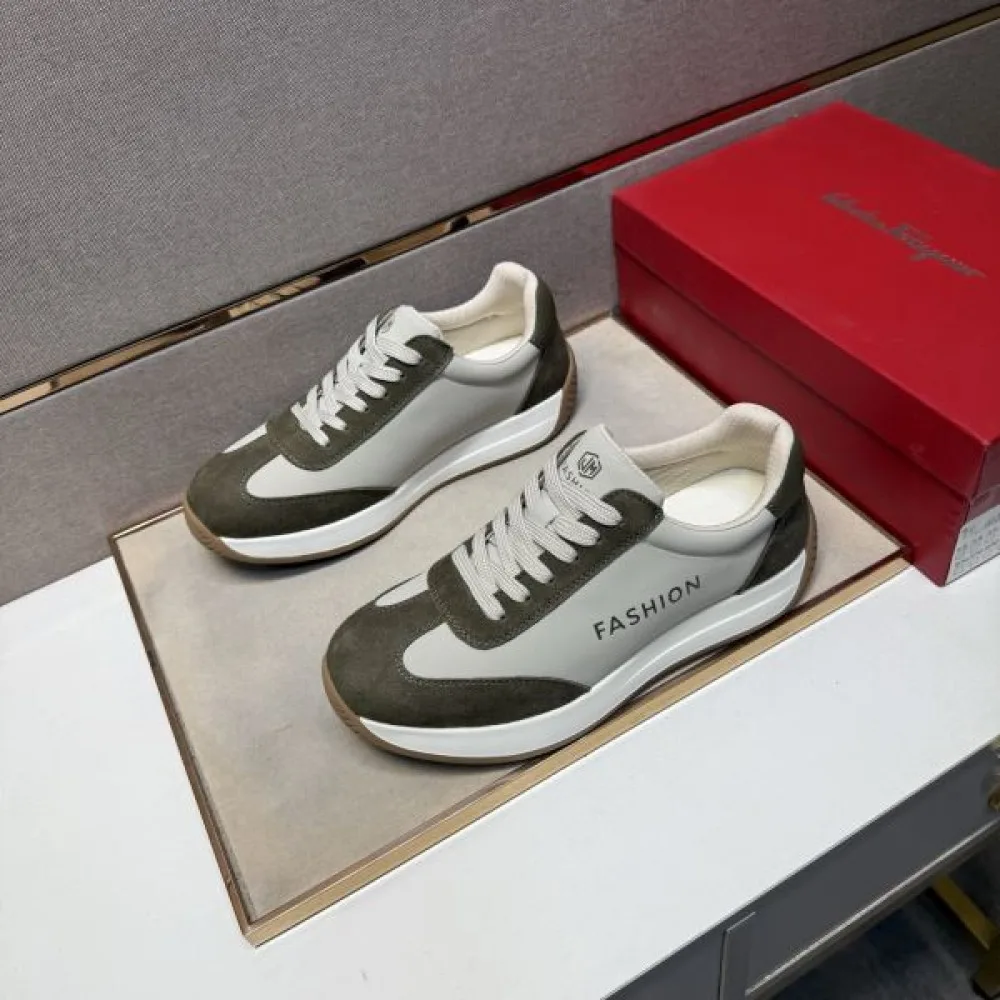 2025秋冬新作 FERRAGAMO サルヴァトーレ フェラガモ メンズ スニーカー 冬季限定の新作セール 商品画像 4