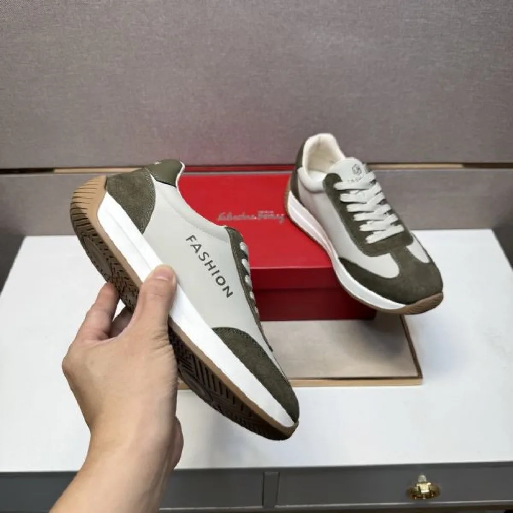 2025秋冬新作 FERRAGAMO サルヴァトーレ フェラガモ メンズ スニーカー 冬季限定の新作セール 商品画像 7