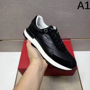 2025秋冬新作 FERRAGAMO サルヴァトーレ フェラガモ メンズ スニーカー 上質でおしゃれな印象 商品画像 1