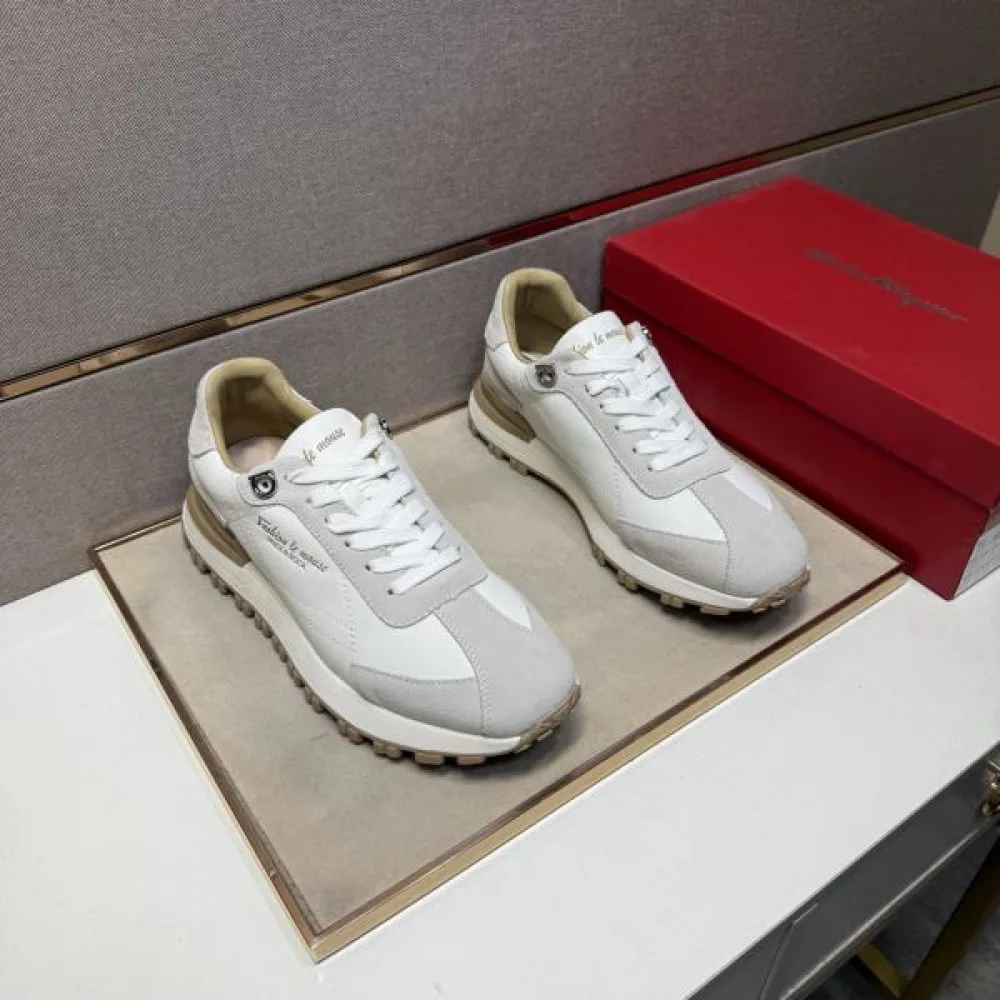 2025秋冬新作 FERRAGAMO サルヴァトーレ フェラガモ メンズ スニーカー 上質でおしゃれな印象 商品画像 3