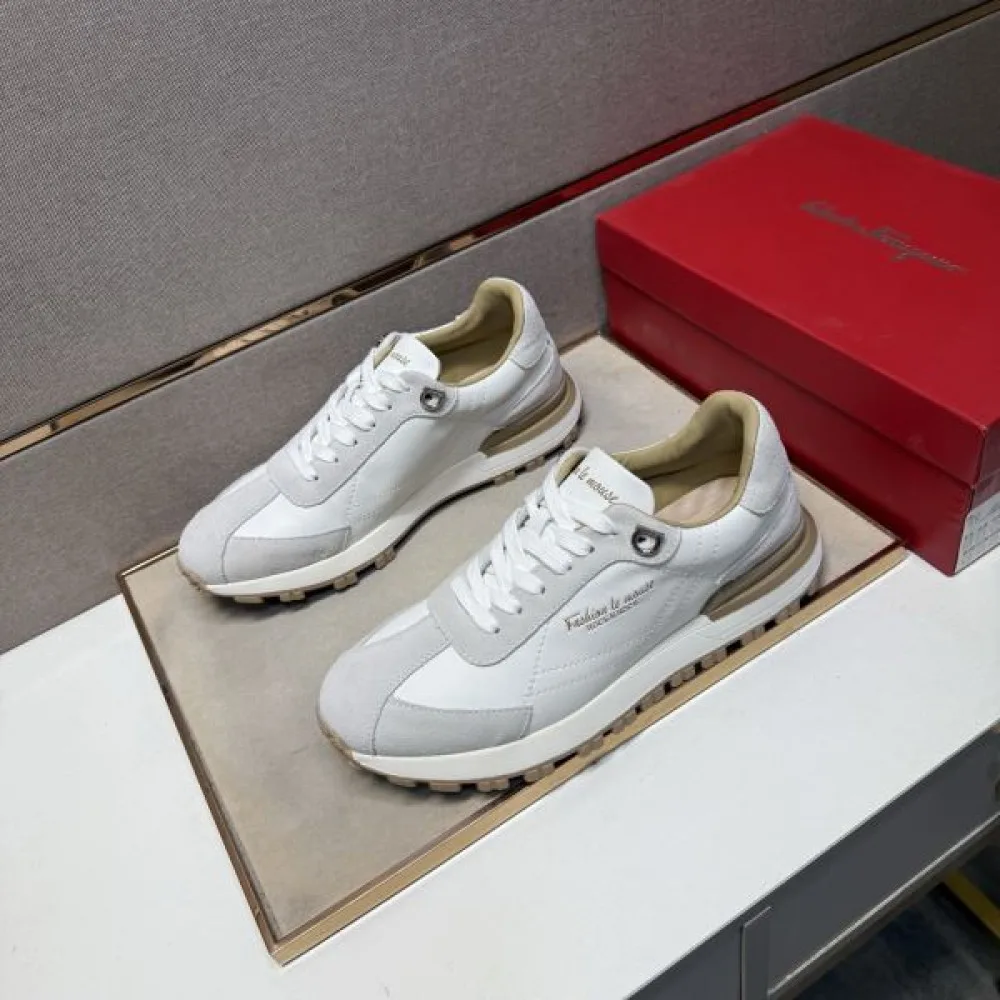 2025秋冬新作 FERRAGAMO サルヴァトーレ フェラガモ メンズ スニーカー 上質でおしゃれな印象 商品画像 4