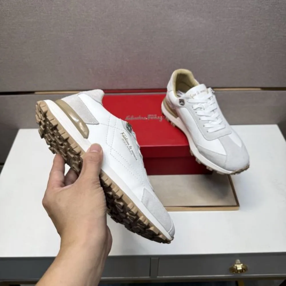 2025秋冬新作 FERRAGAMO サルヴァトーレ フェラガモ メンズ スニーカー 上質でおしゃれな印象 商品画像 7