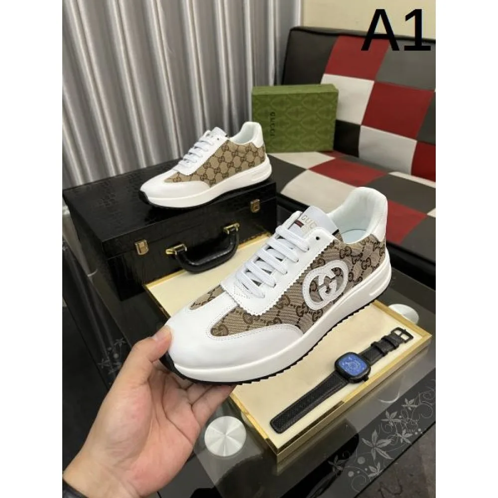 2025SS スニーカー GUCCI グッチ オシャレに仕上げる大人の逸品スニーカー 商品画像 1