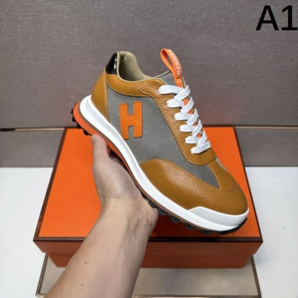 2025秋冬新作 HERMES エルメス メンズ スニーカー 秋冬シーズンに大活躍の一足 商品画像 1