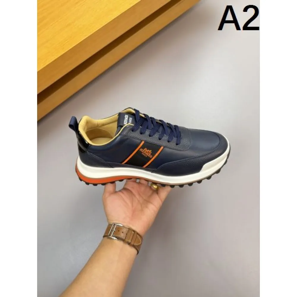 2025FW メンズ スニーカー HERMES エルメス 大人の雰囲気たっぷりの上品なデザイン 商品画像 2