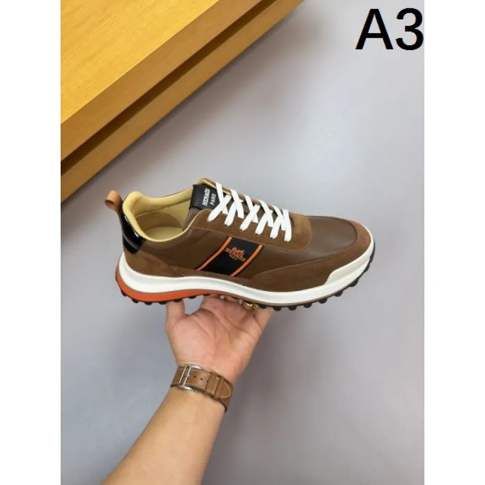 2025FW メンズ スニーカー HERMES エルメス 大人の雰囲気たっぷりの上品なデザイン 商品画像 3