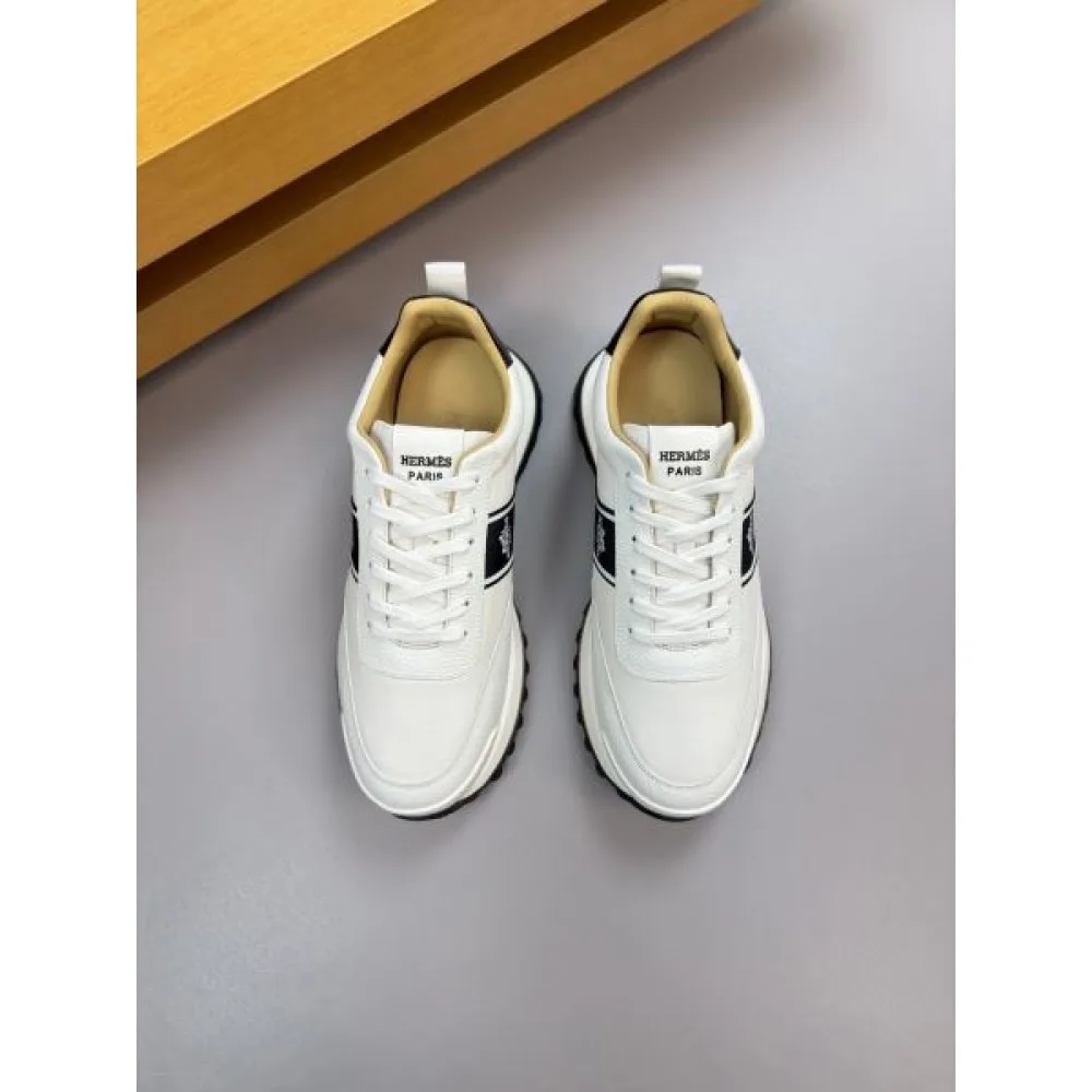 2025FW メンズ スニーカー HERMES エルメス 大人の雰囲気たっぷりの上品なデザイン 商品画像 6