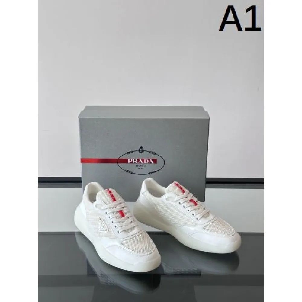 2025SS スニーカー PRADA プラダ ブランドロゴが際立つ人気デザイン 商品画像 1