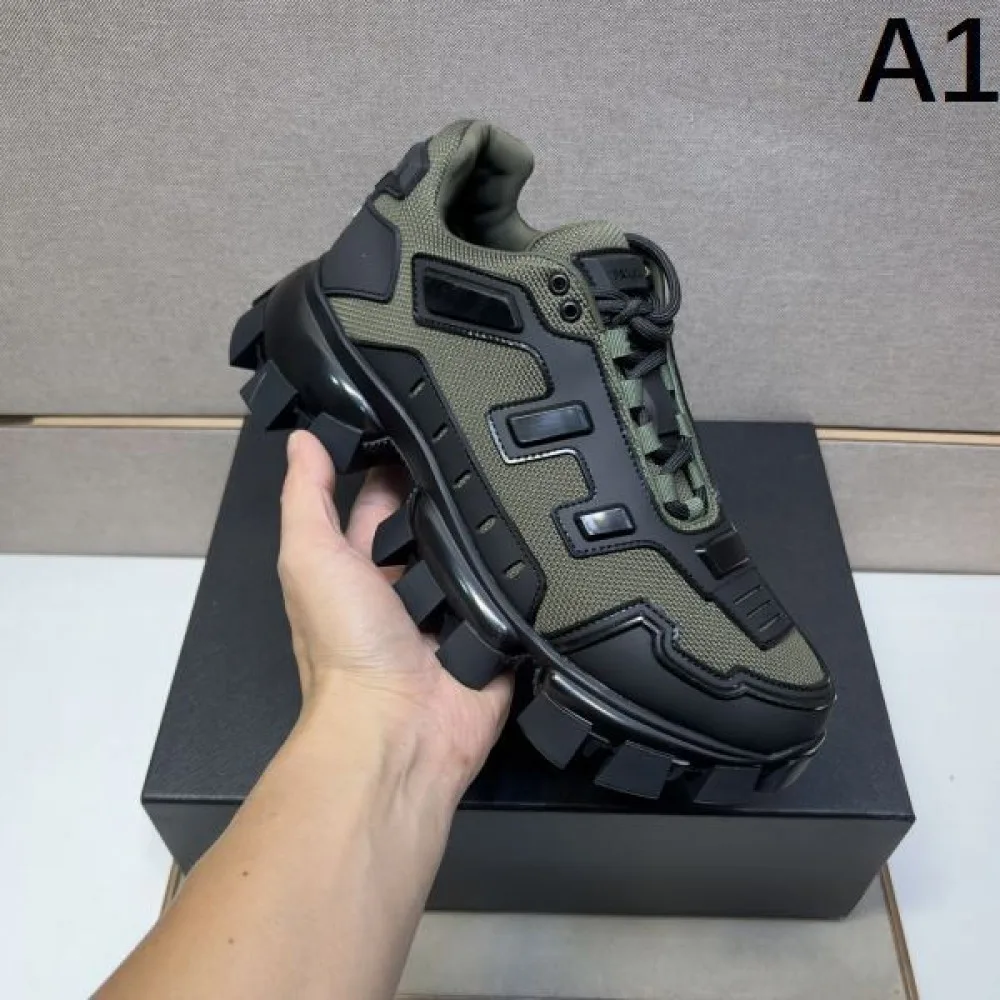 2025秋冬新作 PRADA プラダ メンズ スニーカー 最新デザイン 一目惚れ必至の一足 商品画像 1