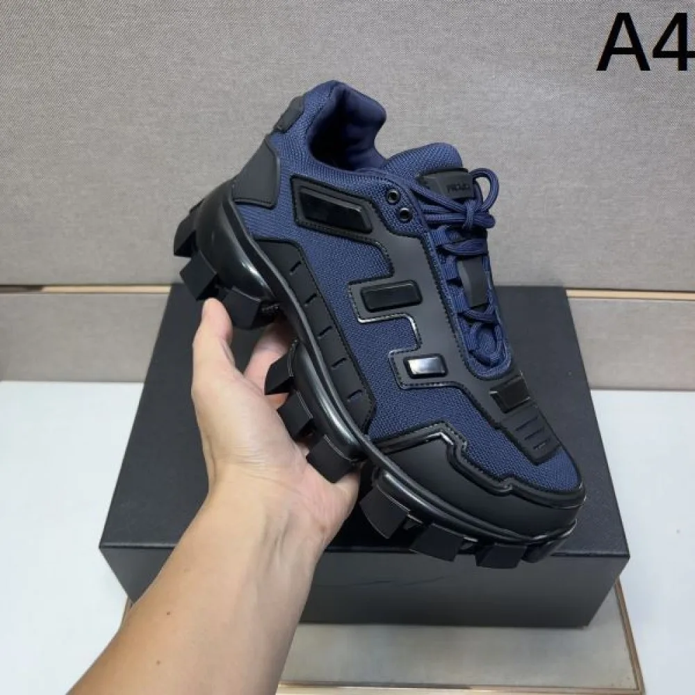 2025秋冬新作 PRADA プラダ メンズ スニーカー 最新デザイン 一目惚れ必至の一足 商品画像 4