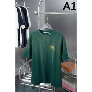2025SS ALEXANDER WANG アレキサンダーワン 高級ロゴ刺繍 半袖Tシャツ 人気ストリート風カジュアルトップス 商品画像 1