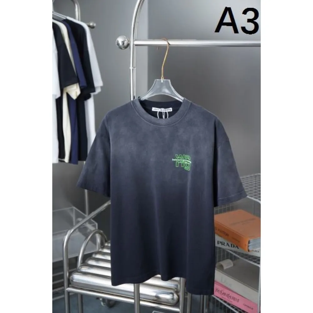 2025SS ALEXANDER WANG アレキサンダーワン 高級ロゴ刺繍 半袖Tシャツ 人気ストリート風カジュアルトップス 商品画像 3