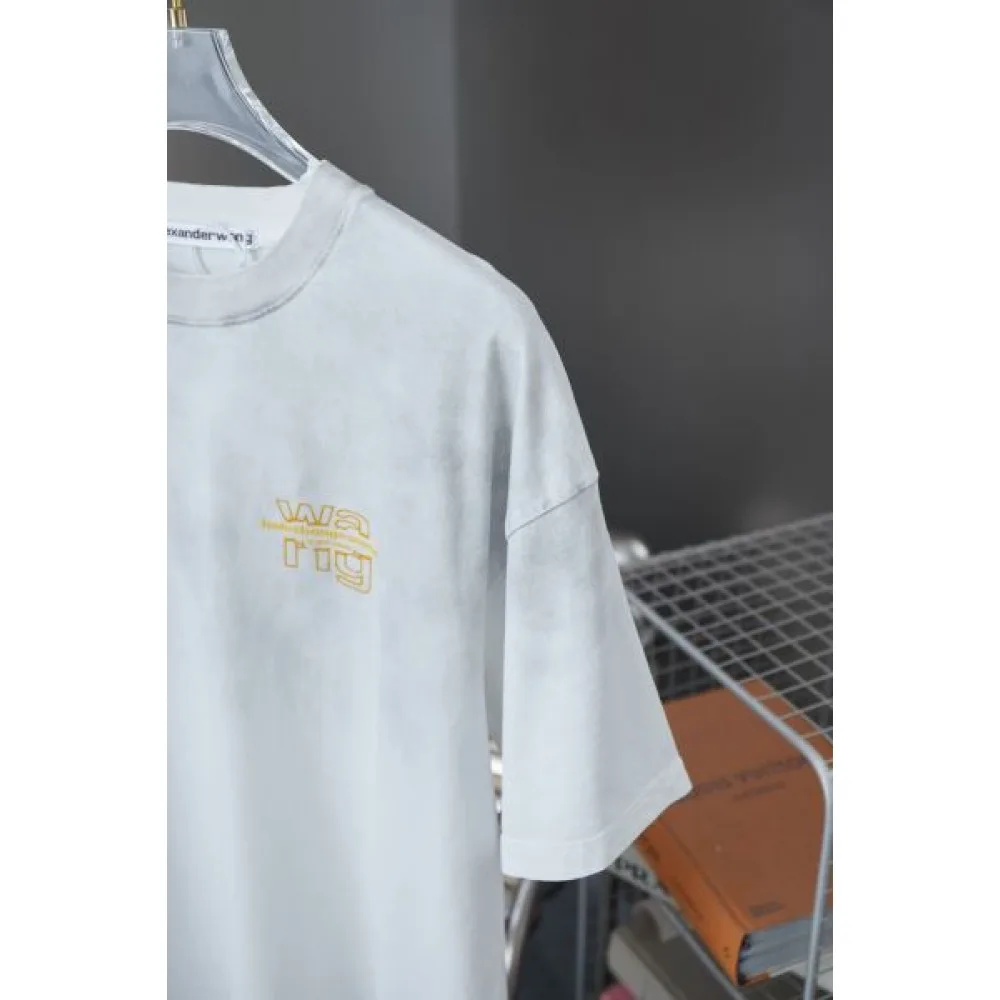 2025SS ALEXANDER WANG アレキサンダーワン 高級ロゴ刺繍 半袖Tシャツ 人気ストリート風カジュアルトップス 商品画像 7