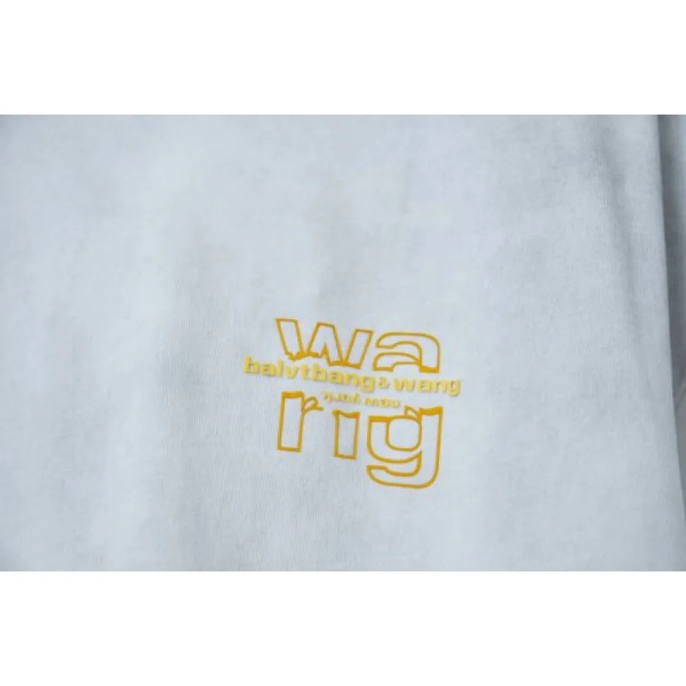 2025SS ALEXANDER WANG アレキサンダーワン 高級ロゴ刺繍 半袖Tシャツ 人気ストリート風カジュアルトップス 商品画像 9