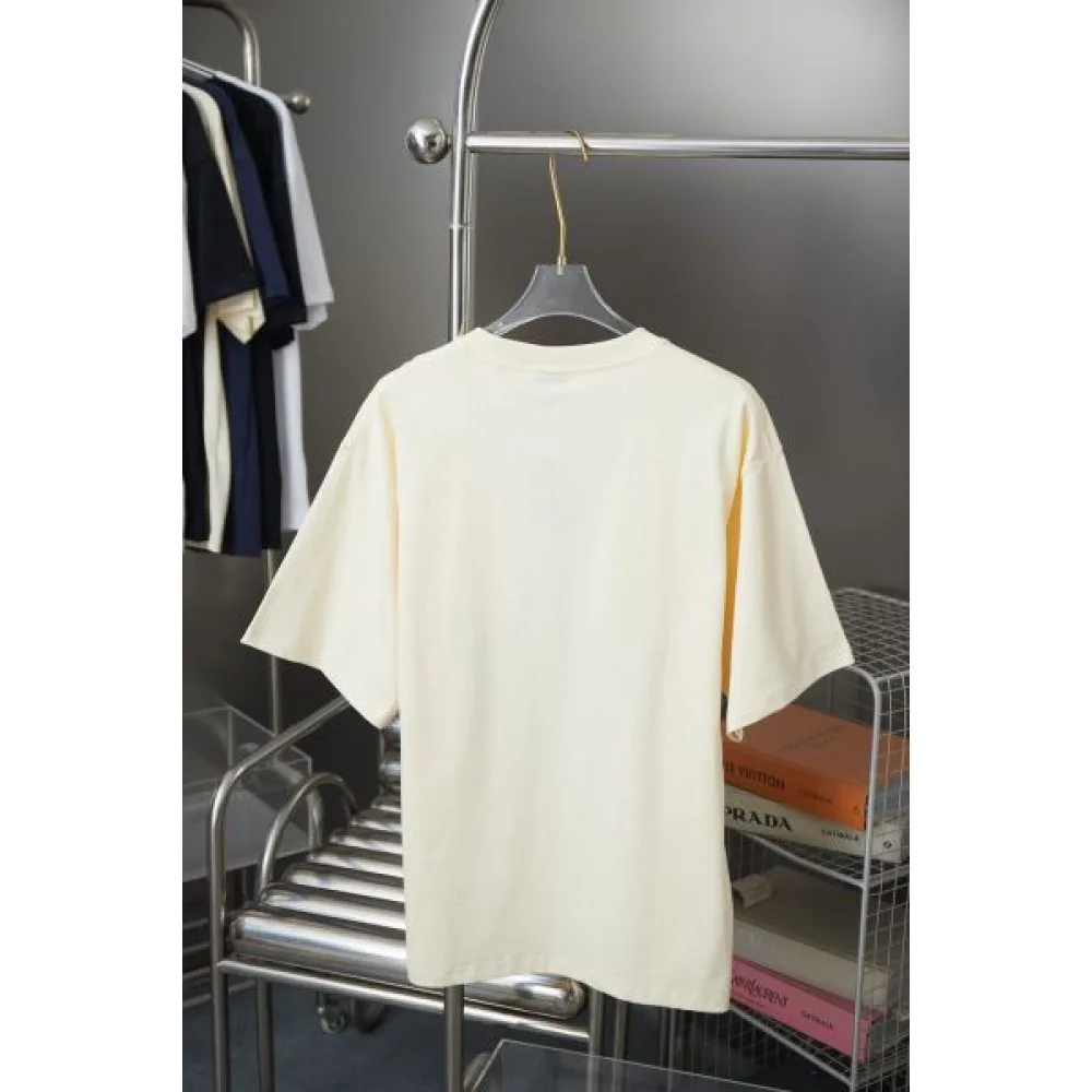 2025SS BALENCIAGA バレンシアガ 芸能人愛用モノクロデザイン 半袖Tシャツ ハイブランド風ストリートスタイル 商品画像 3