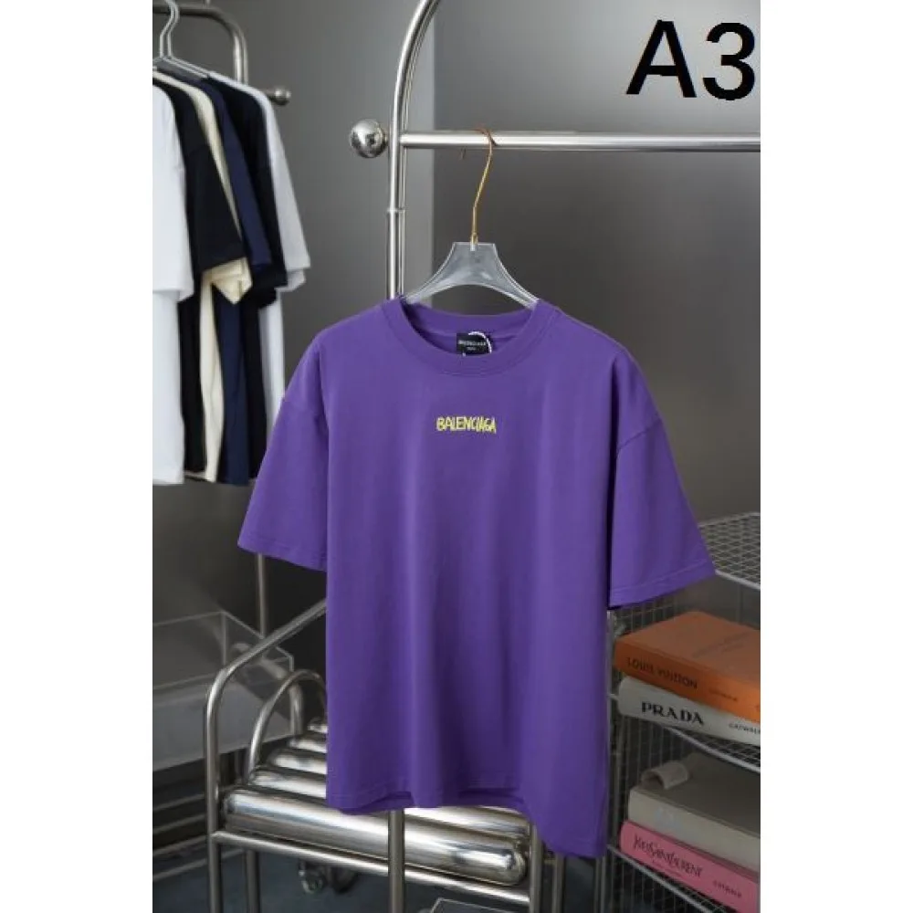 2025SS BALENCIAGA バレンシアガ トレンドロゴプリント 半袖Tシャツ モード系ユニセックスコーデ 商品画像 3