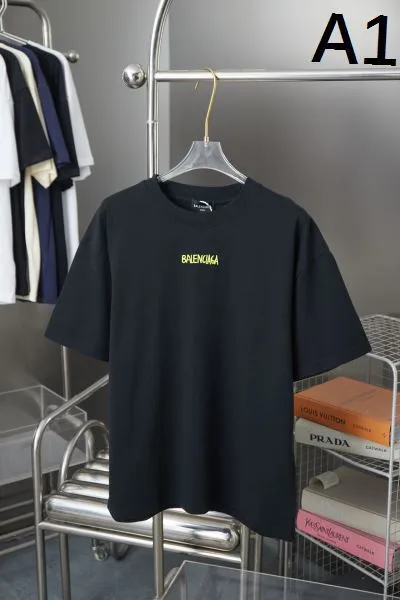 2025SS BALENCIAGA バレンシアガ トレンドロゴプリント 半袖Tシャツ モード系ユニセックスコーデ 商品画像 11