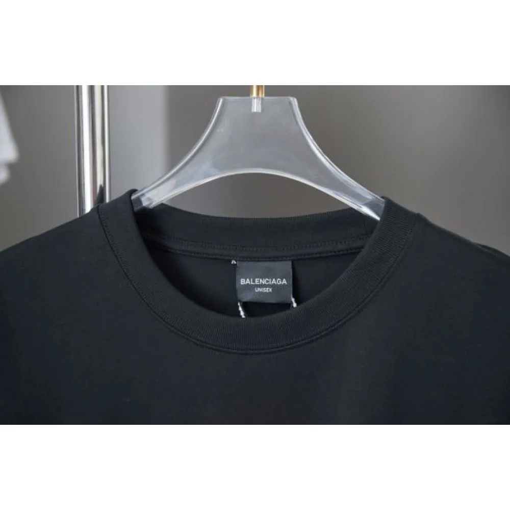 2025SS BALENCIAGA バレンシアガ 韓国風ルーズフィット 半袖Tシャツ カジュアルコーデに最適 商品画像 3