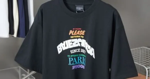 2025SS BALENCIAGA バレンシアガ 韓国風ルーズフィット 半袖Tシャツ カジュアルコーデに最適 商品画像 9