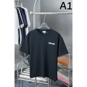 2025SS CELINE セリーヌ 上品ロゴデザイン 半袖Tシャツ 春夏マストアイテム 商品画像 1