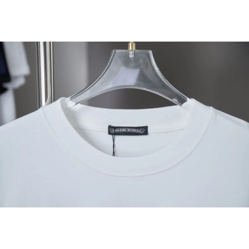 2025SS CHROME HEARTS クロムハーツ クロスロゴプリント 半袖Tシャツ ストリート系メンズ必見 商品画像 4