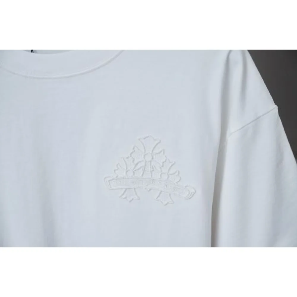2025SS CHROME HEARTS クロムハーツ クロスロゴプリント 半袖Tシャツ ストリート系メンズ必見 商品画像 6