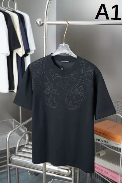 2025SS CHROME HEARTS クロムハーツ 人気シルバー調デザイン 半袖Tシャツ バイカースタイルに最適 商品画像 9