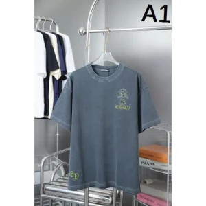 2025SS CHROME HEARTS クロムハーツ トレンドアイコン刺繍 半袖Tシャツ ユニセックスモデル 商品画像 1