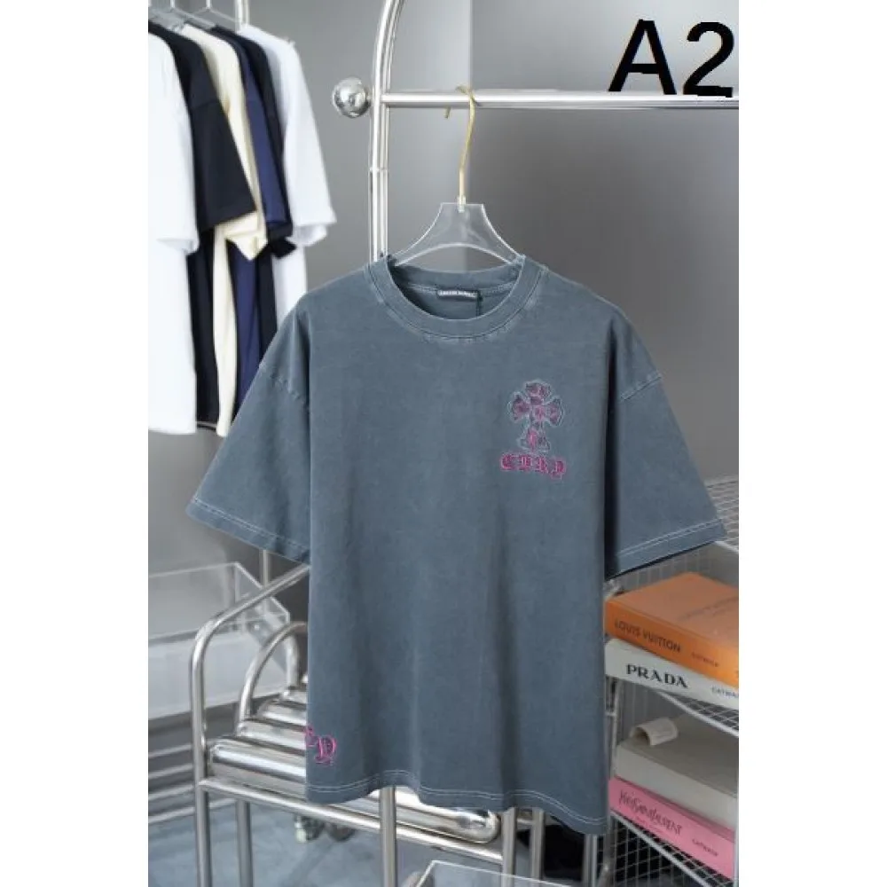 2025SS CHROME HEARTS クロムハーツ トレンドアイコン刺繍 半袖Tシャツ ユニセックスモデル 商品画像 2