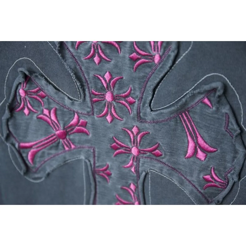 2025SS CHROME HEARTS クロムハーツ トレンドアイコン刺繍 半袖Tシャツ ユニセックスモデル 商品画像 8