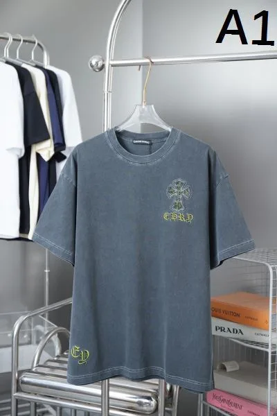 2025SS CHROME HEARTS クロムハーツ トレンドアイコン刺繍 半袖Tシャツ ユニセックスモデル 商品画像 9