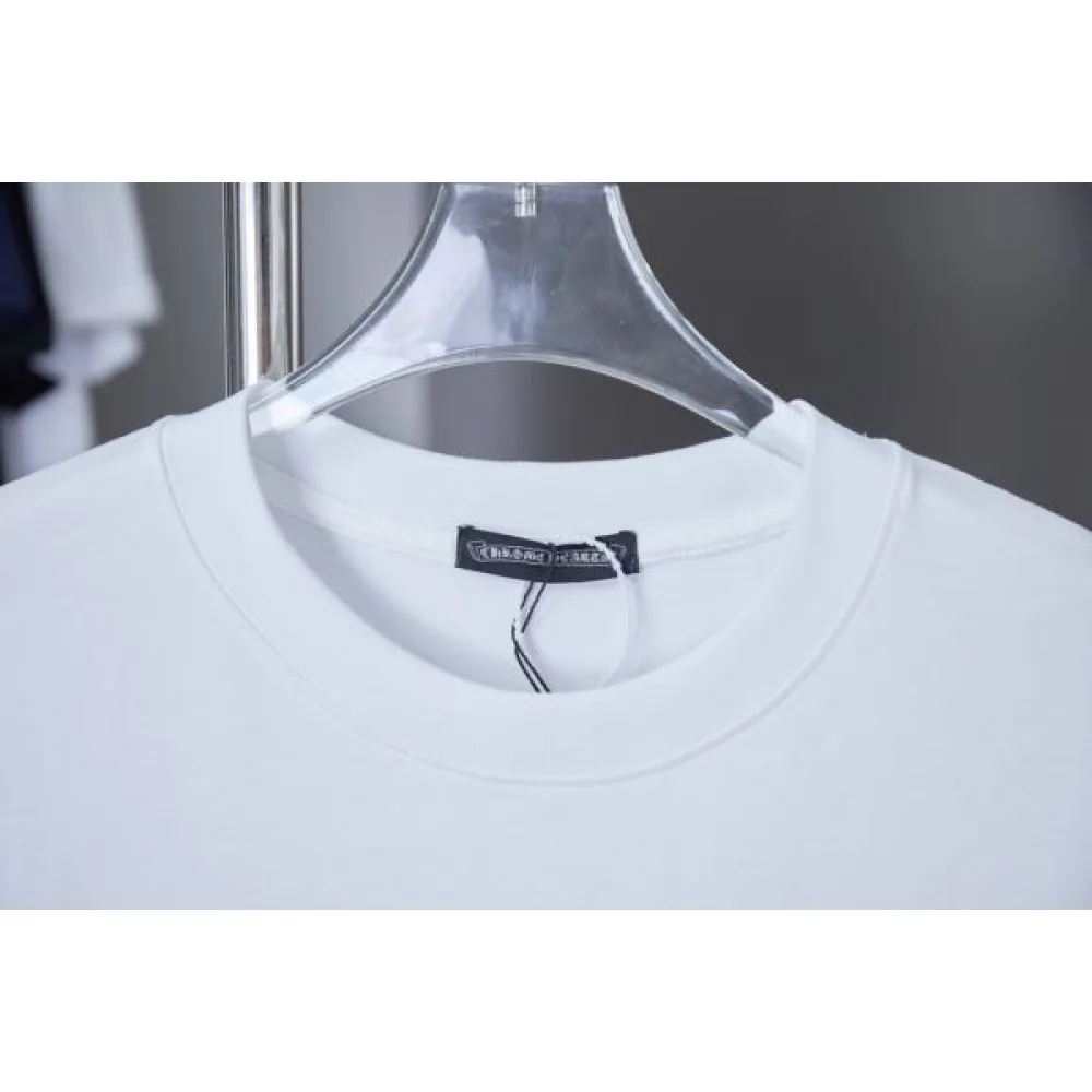 2025SS CHROME HEARTS クロムハーツ モノトーンクロスロゴ 半袖Tシャツ 人気再燃アイテム 商品画像 5